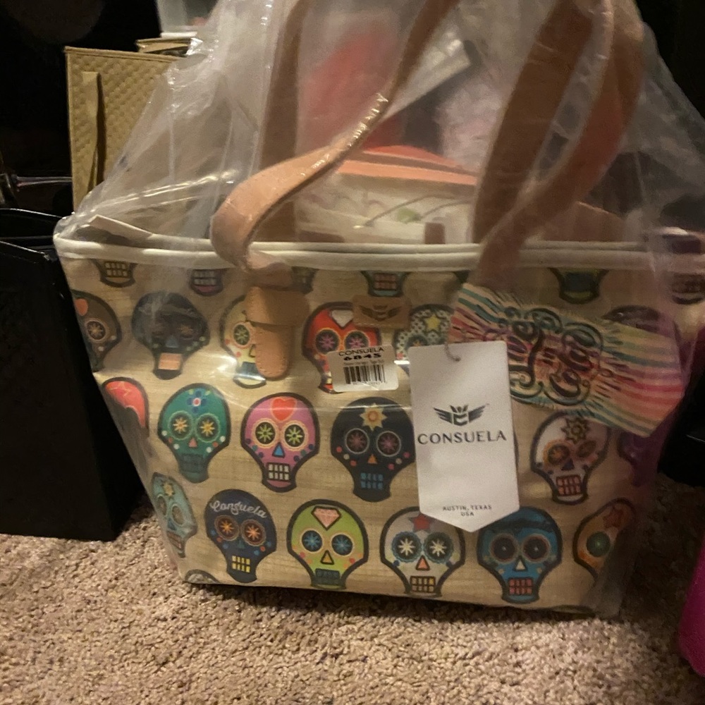 Consuela Skulls Shopper Tote
